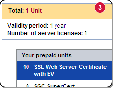 Prepaid units summary